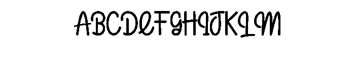 Noted Simple Font UPPERCASE