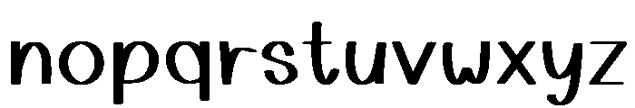 Notepad Valentine Font LOWERCASE