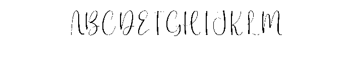 Notes Autography Font UPPERCASE