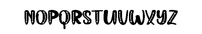 Notes Darling Font LOWERCASE