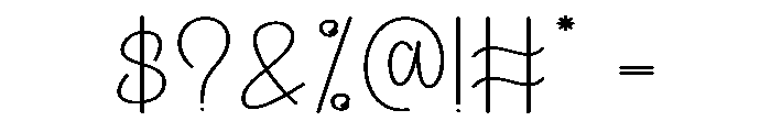 Notes Enchanted Font OTHER CHARS