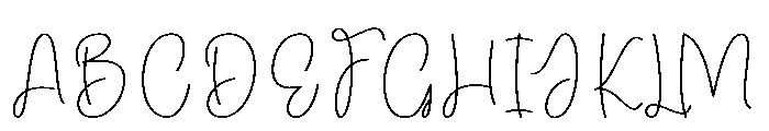 Notes Enchanted Font UPPERCASE