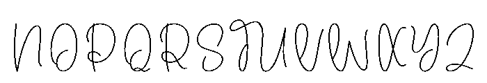 Notes Enchanted Font UPPERCASE