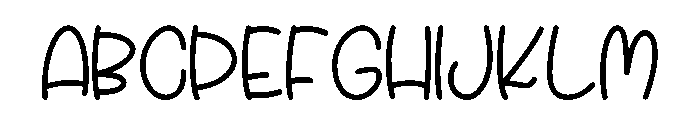 Notes Magic Regular Font UPPERCASE