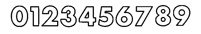 Notes Outline Regular Font OTHER CHARS