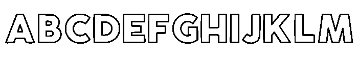 Notes Outline Regular FONT