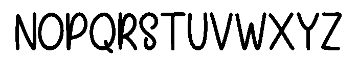 Notes Paper Regular Font UPPERCASE