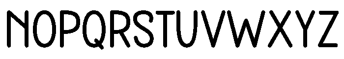 Notes Writer Font UPPERCASE