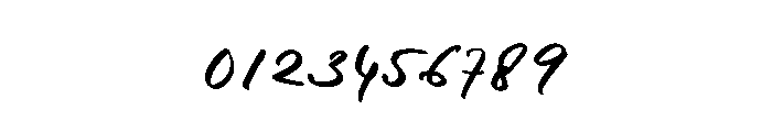 Notes from May Regular Font OTHER CHARS