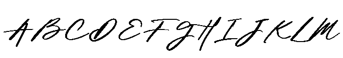 Notes from May Regular Font UPPERCASE