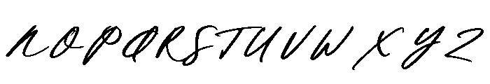 Notes from May Regular Font UPPERCASE