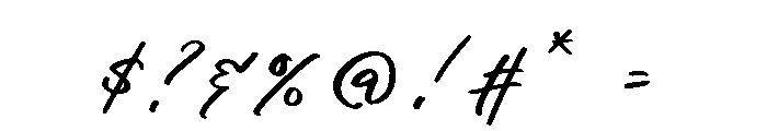 NotesfromMay-Regular Font OTHER CHARS
