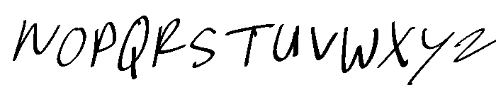 Notevera Daily Italic Font UPPERCASE