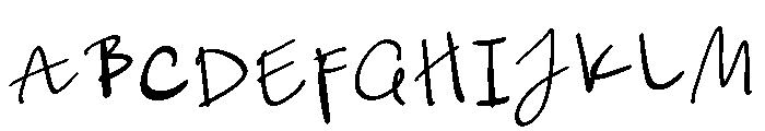 Notevera Daily Regular Font UPPERCASE
