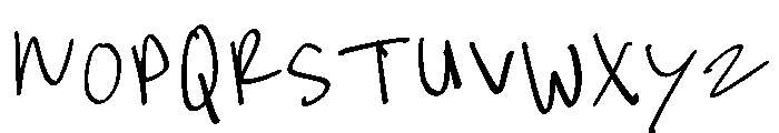 Notevera Daily Regular Font UPPERCASE
