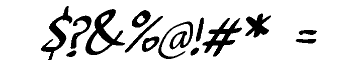 Notevera Memo Italic Font OTHER CHARS
