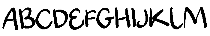 Notevera Memo Regular Font UPPERCASE