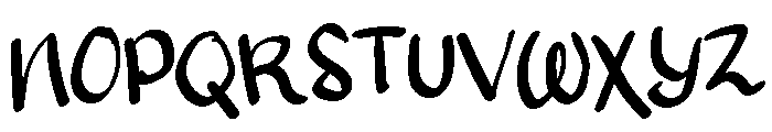Notevera Memo Regular Font UPPERCASE