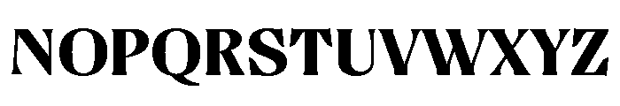 Nothing Changed Regular Font UPPERCASE