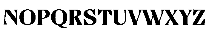 Nothing Changed Regular Font LOWERCASE