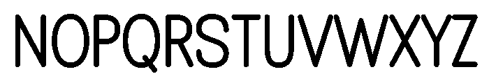 Nothing Changes Regular Font UPPERCASE