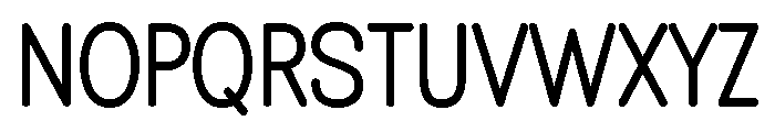 Nothing Changes Regular Font LOWERCASE