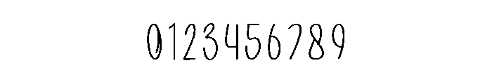 Nothing Days Font OTHER CHARS