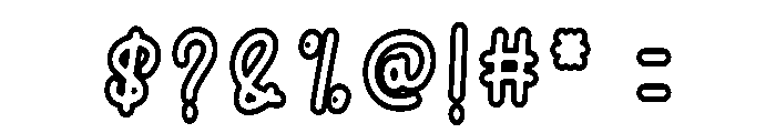 Nothing Hunting Font OTHER CHARS