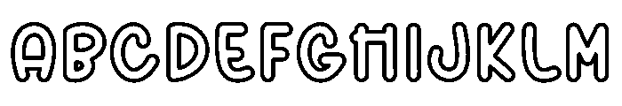 Nothing Hunting Font UPPERCASE