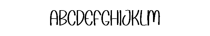 Nothing Lines Font UPPERCASE