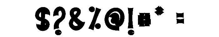 Nothing Over1 Font OTHER CHARS