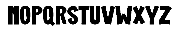 Nothing Over1 Font UPPERCASE