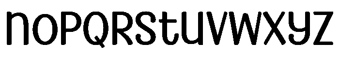 Nothing Reaction Font LOWERCASE
