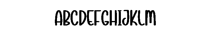 Nothing Shine Font UPPERCASE