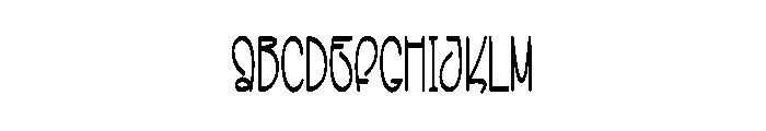 Nothing Simple Font UPPERCASE