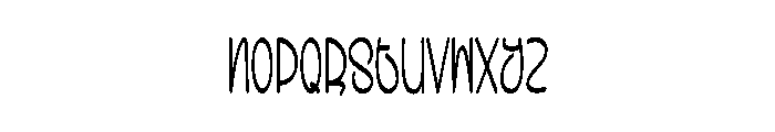 Nothing Simple Font UPPERCASE