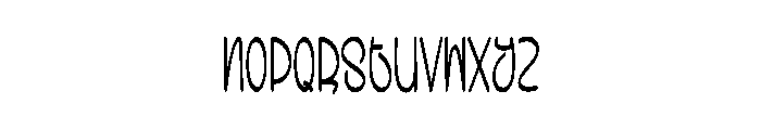 Nothing Simple Font LOWERCASE