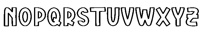 Nothing Smoothie Font UPPERCASE
