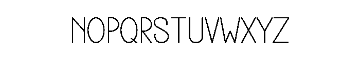 Nothing Sweet Font UPPERCASE