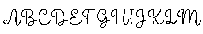 Nothing Unknown Font UPPERCASE