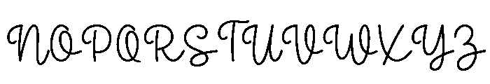 Nothing Unknown Font UPPERCASE