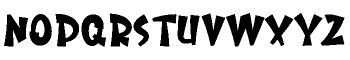 Nothink Advanture Font UPPERCASE