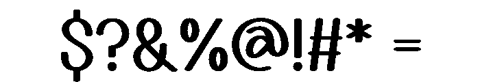 Notique Font OTHER CHARS