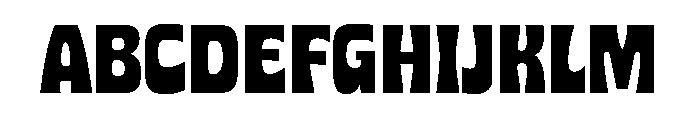 Notre Regular Font UPPERCASE
