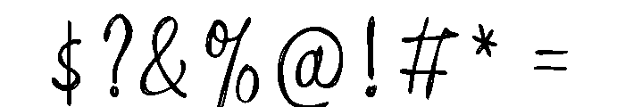 Nottalie Font OTHER CHARS