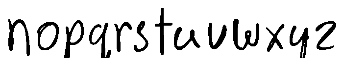 Nottalie Font LOWERCASE