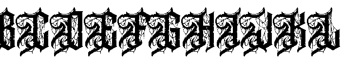 Notyrr Font UPPERCASE