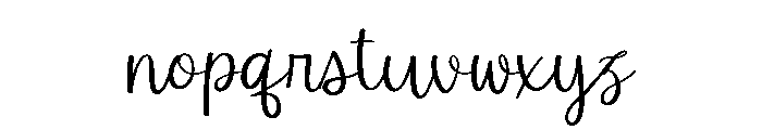 Nougat Dreams Font LOWERCASE