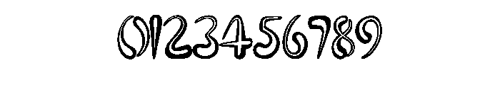 Nouveau Deco Outline By Regular Font OTHER CHARS