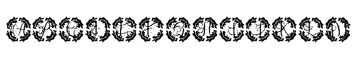 Nouveau Monogram Font UPPERCASE